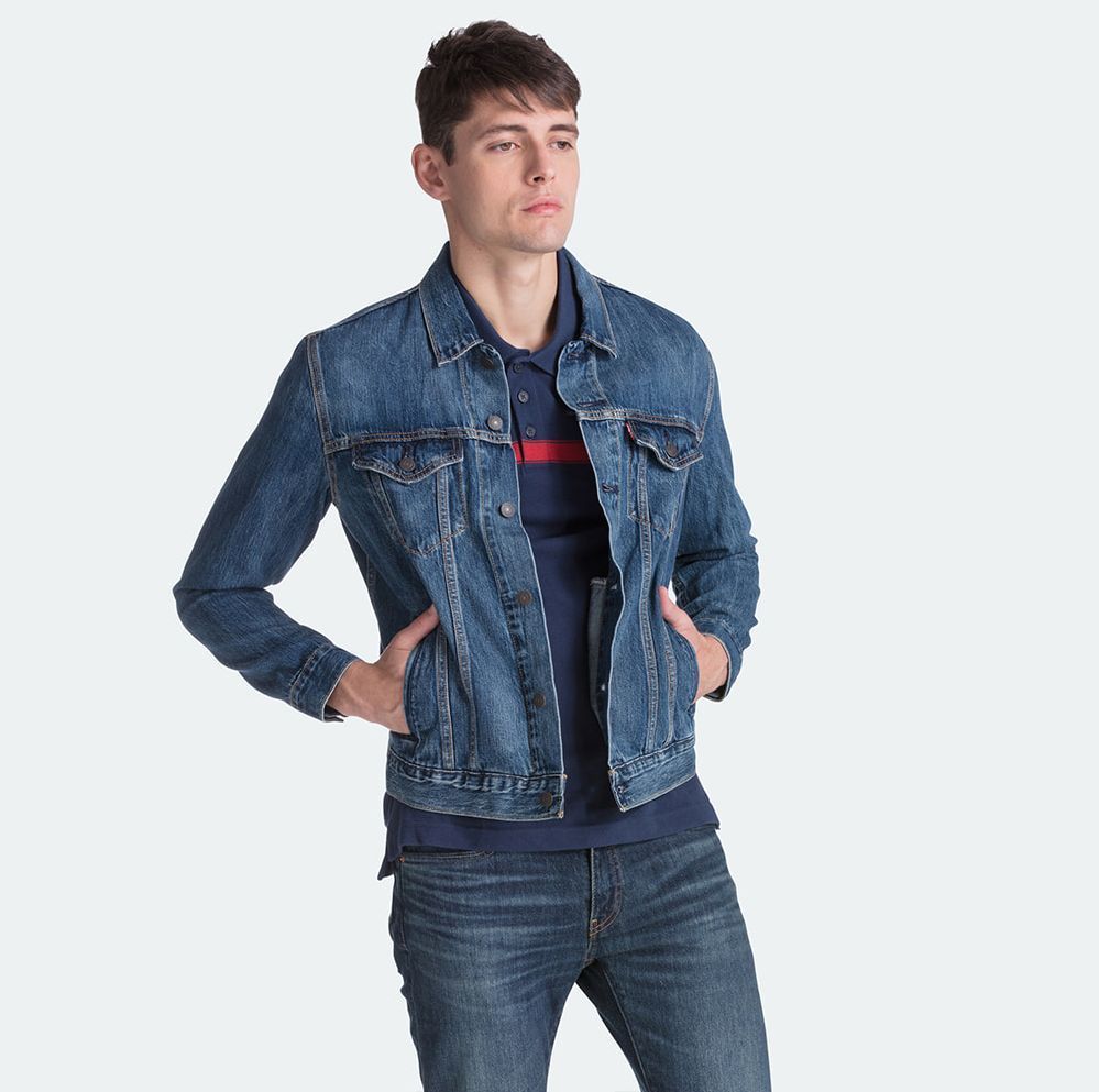 CAPISPALLA E GIACCHE Uomo LEVIS 72334 0354 THE TRUCKER JACKET MAYZE - TNT  Jeanswear Research