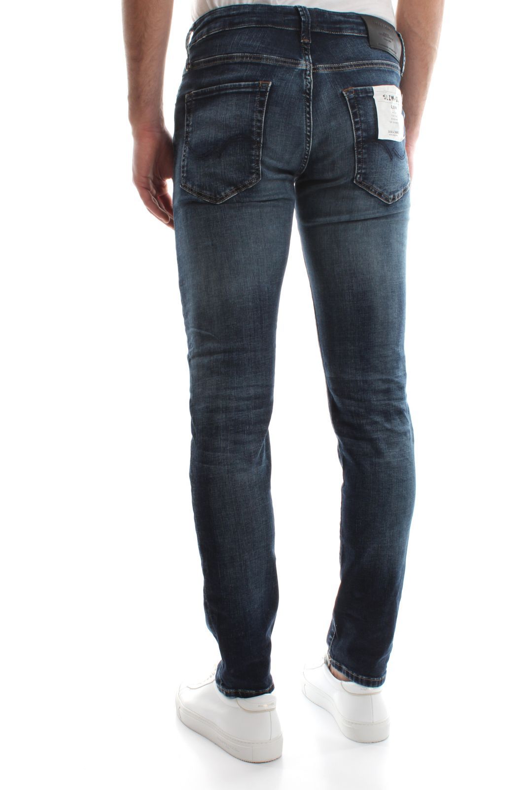 JEANS Uomo JACK\u0026JONES 12133074 GLENN BLUE DENIM - TNT Jeanswear Research
