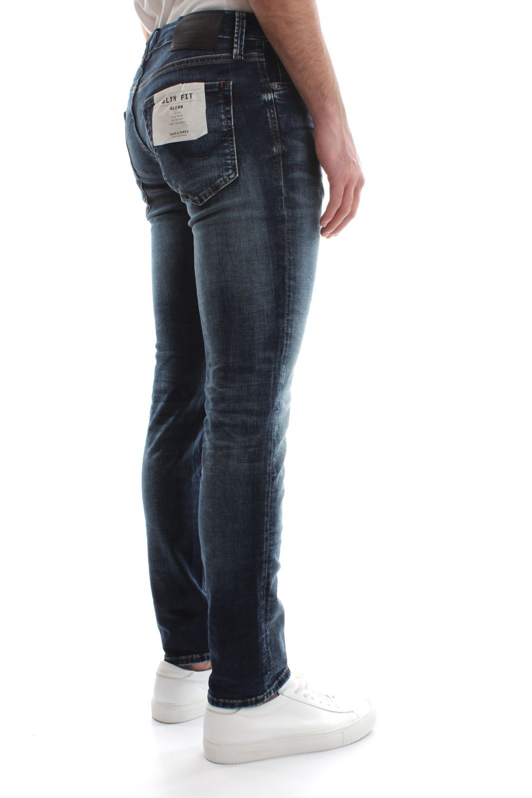 JEANS Uomo JACK\u0026JONES 12133074 GLENN BLUE DENIM - TNT Jeanswear Research