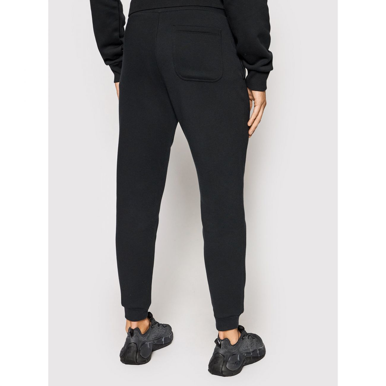 PANTALONI JOGG E LEGGINGS Uomo CONVERSE 10019925 CHEVRON PANT A01 BLACK  BRUSHED - TNT Jeanswear Research
