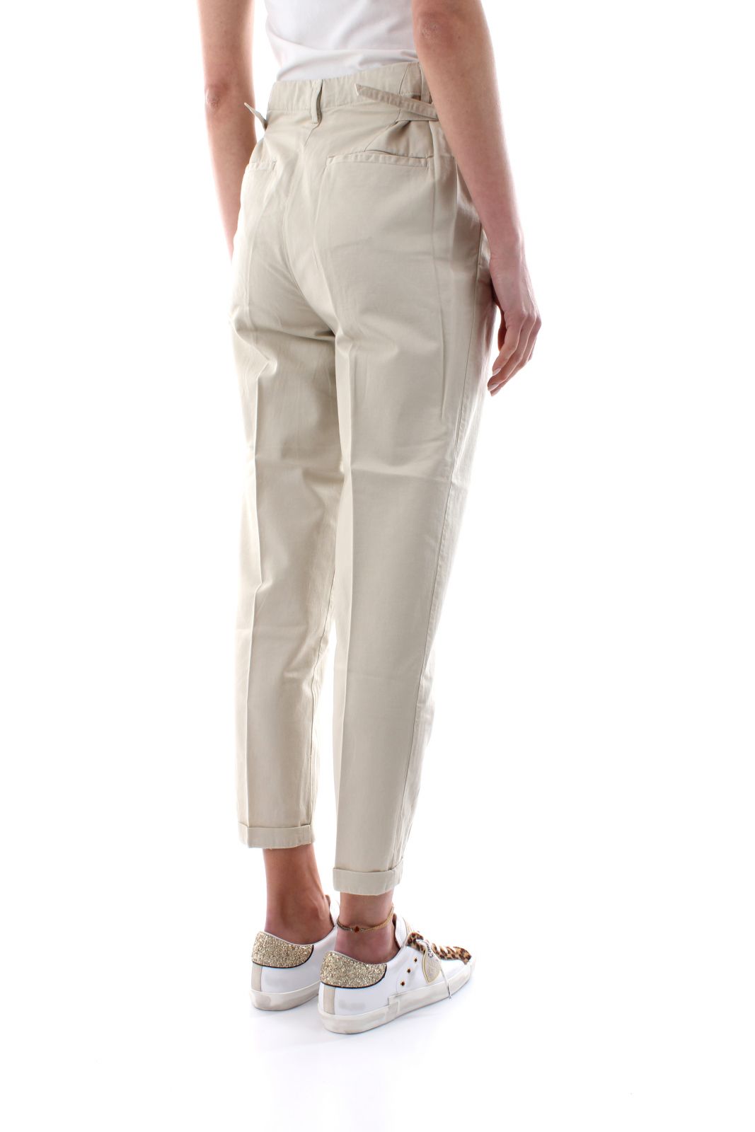 PANTALONI Donna 40WEFT NEVE 6421/7160 W1725 ECRU - TNT Jeanswear Research