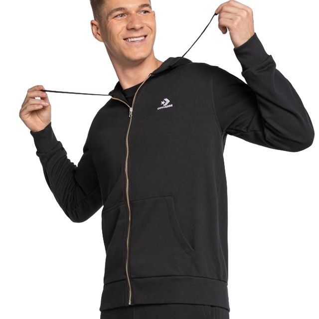 converse uomo zip حلاق ومساج FELPA Uomo CONVERSE 10020341 STAR CHEVRON FULL ZIP A01 - TNT ... حلاق ومساج