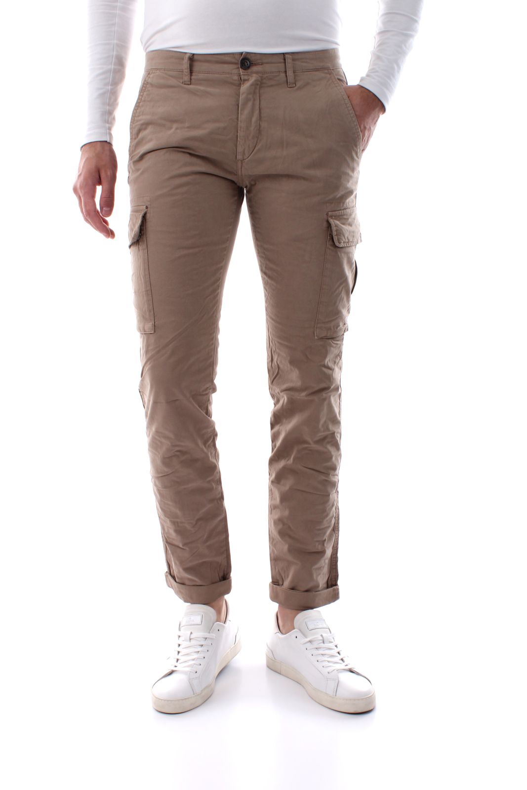 PANTALONI Uomo 40WEFT AIKO SS - 6009/7035 W908 TAN - TNT Jeanswear Research