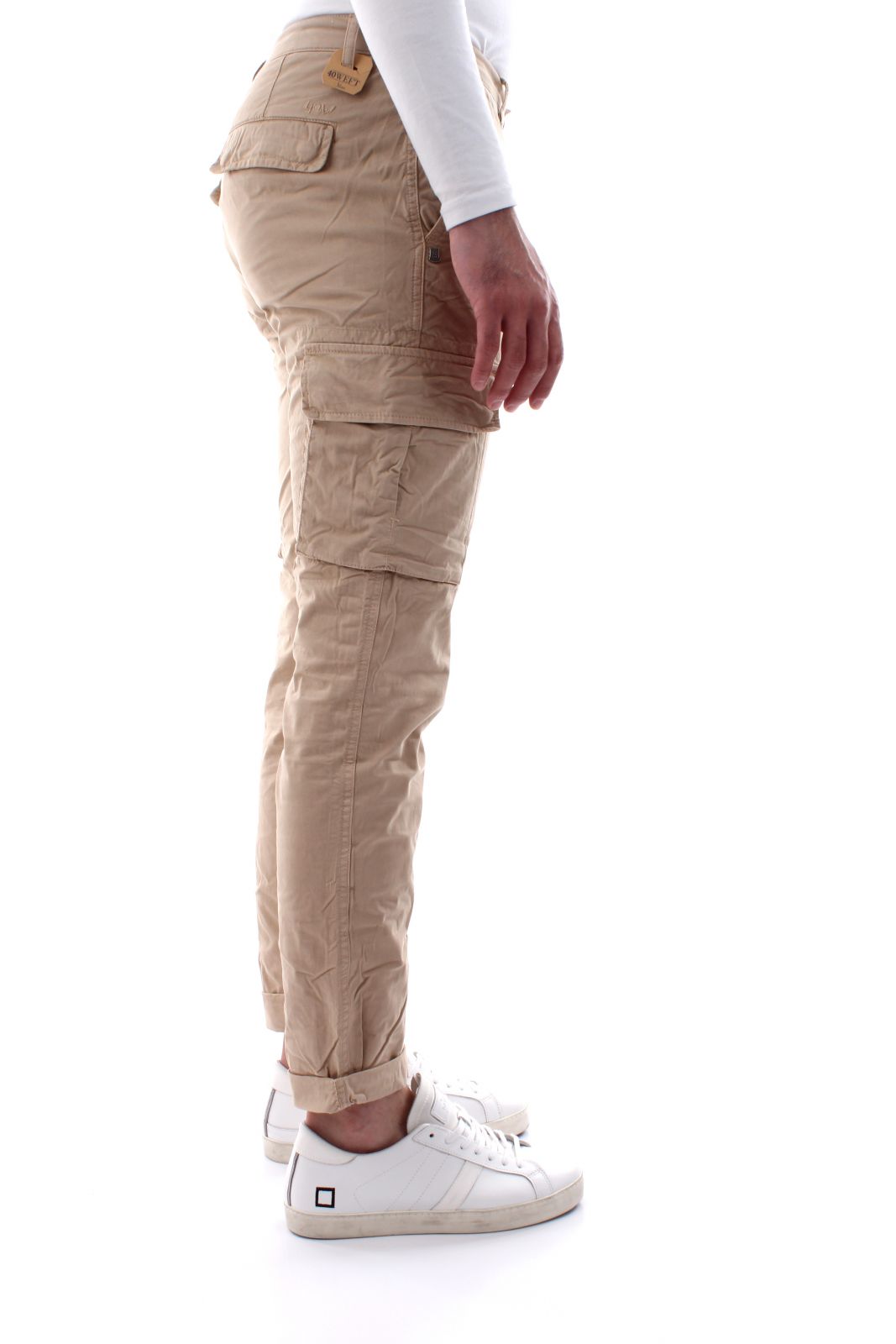 PANTALONI Uomo 40WEFT AIKO SS - 6009/7035 W2103 BEIGE - TNT Jeanswear  Research