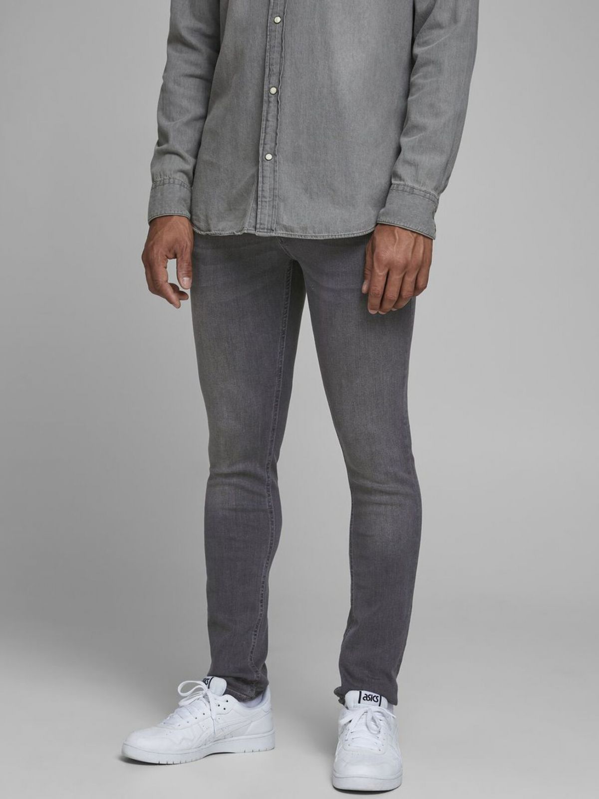 JEANS Uomo JACK\u0026JONES 12109954 L.32 LIAM GREY DENIM - TNT Jeanswear Research