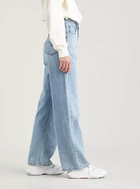 JEANS Donna LEVIS A7455 0001 - BAGGY DAD WIDE LEG CAUSE AND EFFECT 