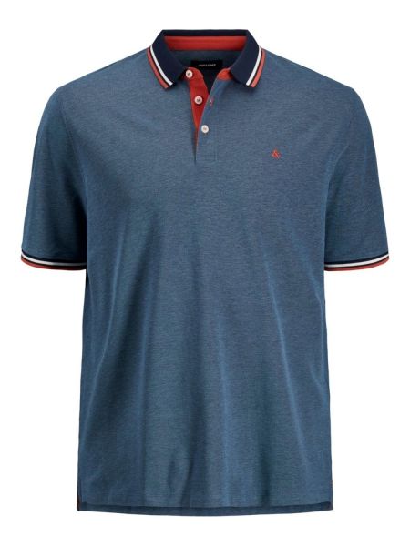 + POLO Uomo JACK&JONES 12143859 PAULOS POLO SS RIO RED 