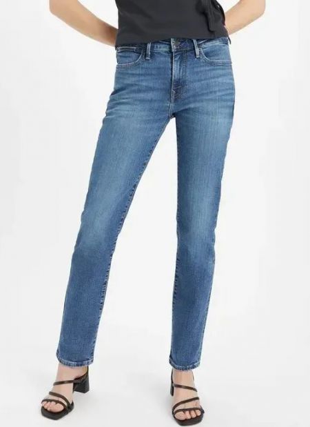 JEANS Donna LEVIS 72693 0012 L.27 - RIBCAGE STRAIGHT BLACK SPROUT 