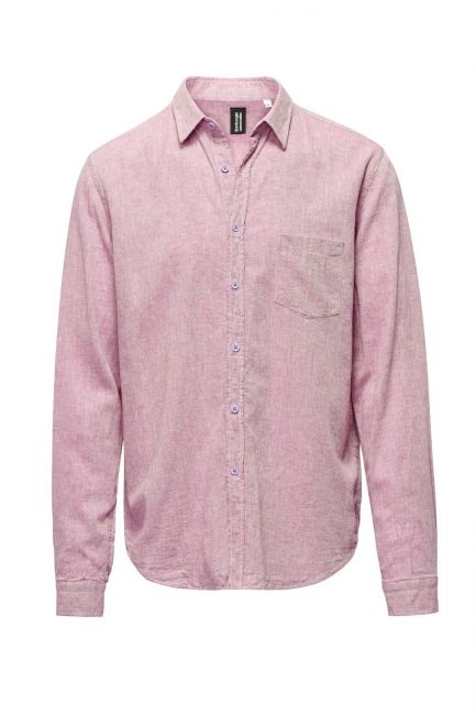 CAMICIE Uomo BOMBOOGIE SM8444 TLRS4 23 DUSTY SKY 
