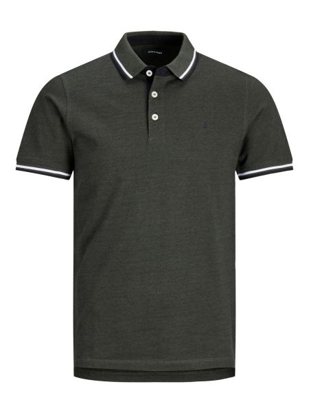 + POLO Uomo JACK&JONES 12143859 PAULOS POLO SS RIO RED 