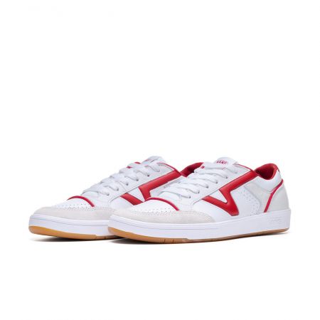SNEAKERS Uomo DATE M381-CR-LE-WR COURT 2.0 LEATHER WHITE/RED 