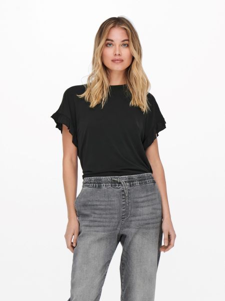 T-SHIRT Donna LEVIS A0458 0004 GRAPHIC JORDIE BW FILL CLOUDS 